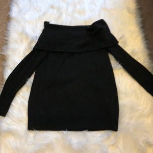 Black Off The Shoulder Loft Sweater